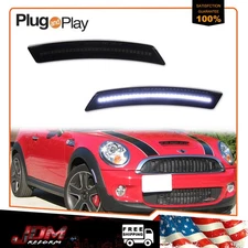 For MINI Cooper R55 R56 R57 R58 R59 R60 R61 Front Side Marker White LED Light 2X