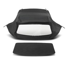 Soft Top with Plastic Window for BMW Z3 M Roadster E36 1996-2002 Black