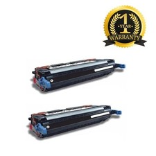 2PK Q6460A Black Toner Cartridge Compatible with HP 644A 4730 MFP Series