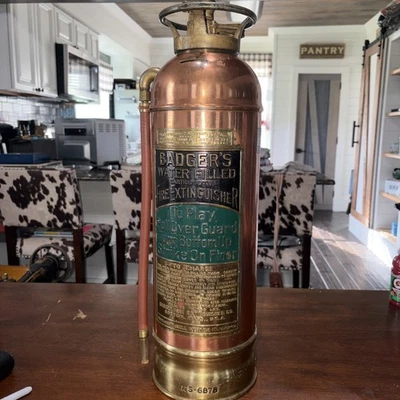 Badger Fire Extinguisher In Collectible Firefighting & Rescue