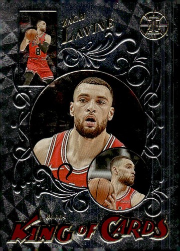 Zach LaVine #9 — 2021 Panini Illusions King of Cards basketball card