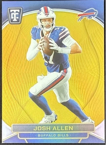 2024 Panini Totally Certified Josh Allen #11 Mirror Gold 9/10 Buffalo Bills SSP