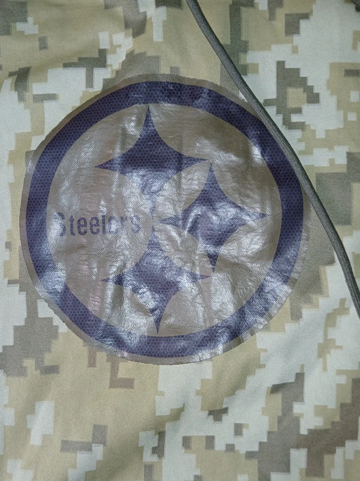Sudadera con capucha Nike Pittsburgh Steelers Salute to Service para hombre L camuflaje digital en el campo Foto 3 de 4