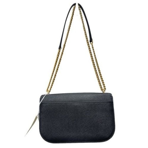 Tory Burch Black Emerson Flap Adjustable Shoulder Bag Crossbody 147214 0223 NEW - Picture 4 of 9