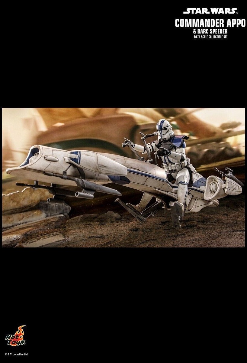 New Hot Toys Clone Wars TMS076 Commander Appo & BARC Speeder New Hot Toys Clone Wars TMS076 Commander Appo & BARC Speeder