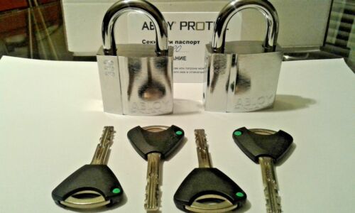 2 X ABLOY PL330/25N PROTEC/Chiavi Simili con 4 Chiavi - Foto 7 di 8