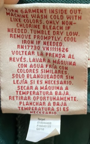 Merona green stretch capris Women's size 10 - Picture 4 of 4