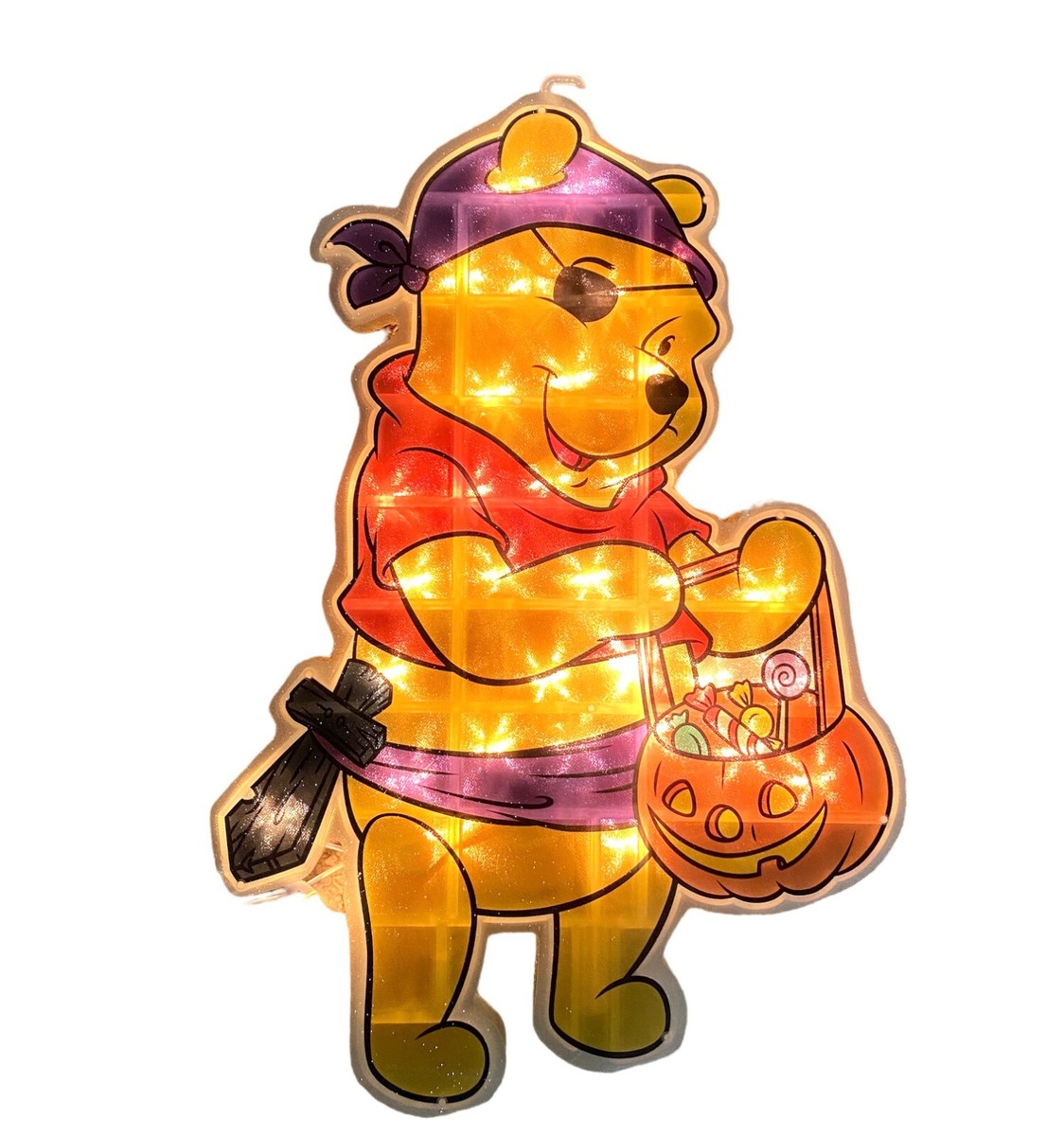 Disney Winnie the Pooh 19 in Lighted Glimmer Glow Pooh Sculpture