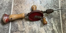 Vintage “Wards Master " Hand Crank Turn Drill Egg Beater Style USA ,One Bit