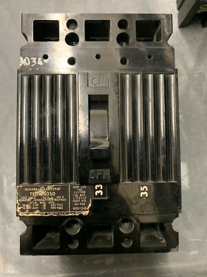 GE TED134050 3 Pole 50A Molded Case Circuit Breaker