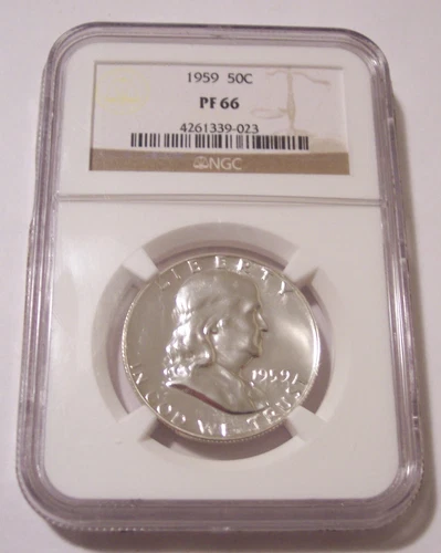 1959 Franklin Half Dollar Proof PF66 NGC