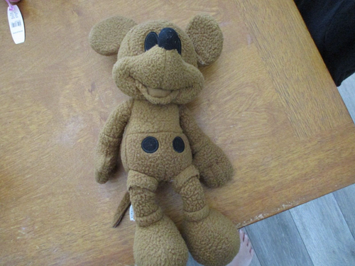 Disney Mickey Mouse X AE American Eagle Collab Special Edition Plush 12" brown