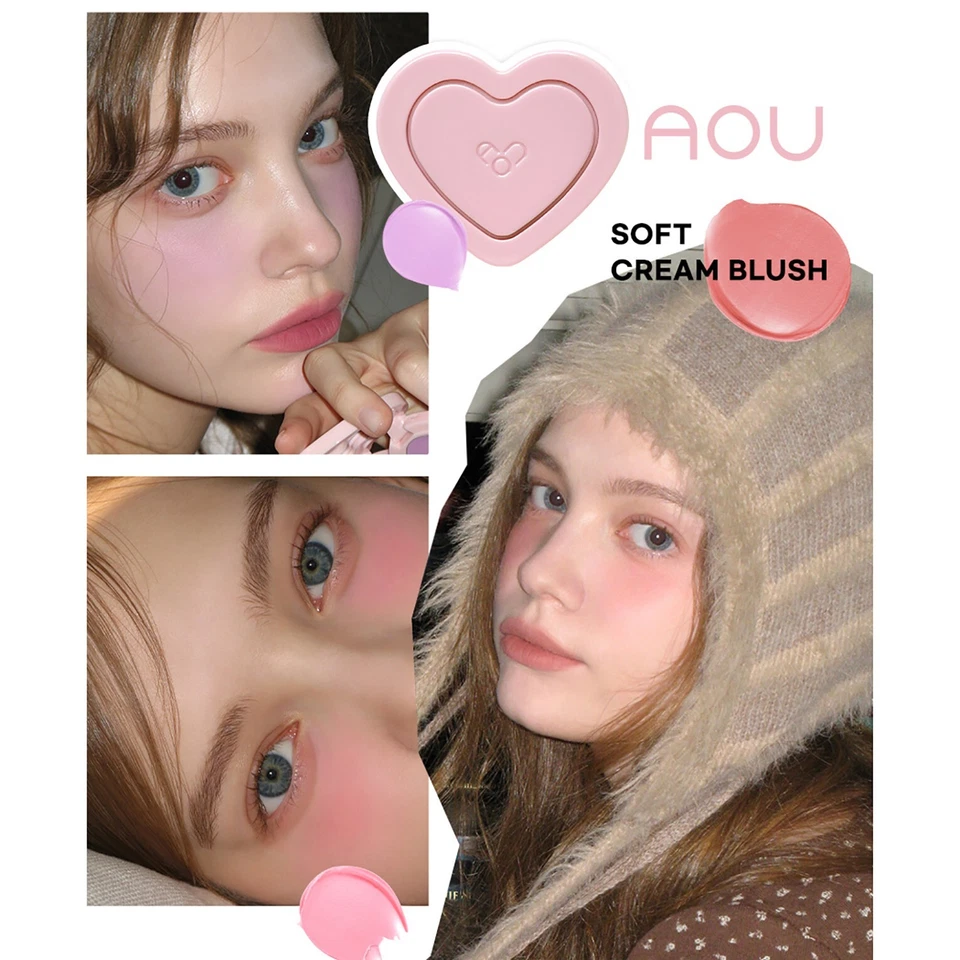 AOU Soft Cream Blush 3g 6 colors K-Beauty - Image 4 of 4