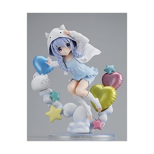 Is the Order a Rabbit? BLOOM Chino Kafu Tippy Hoodie Ver. 1/6 PVC Figure JP - Picture 3 of 6
