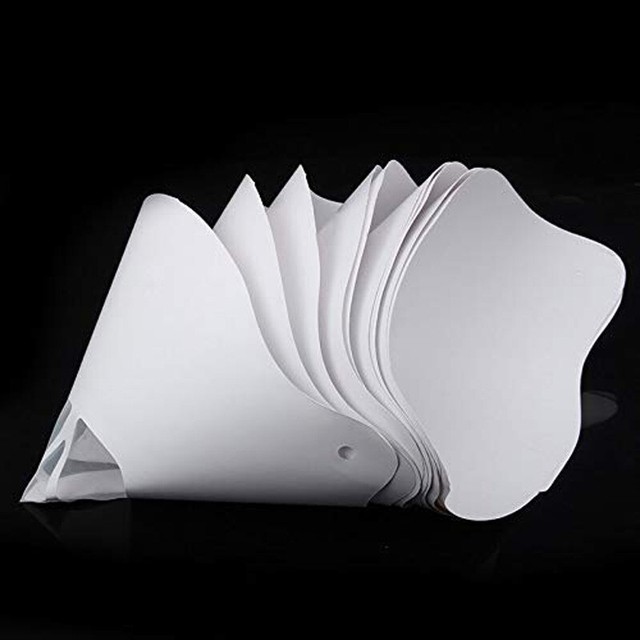 10/50Pcs Disposable Engrais Paper Filter Funnel Resin Filters For