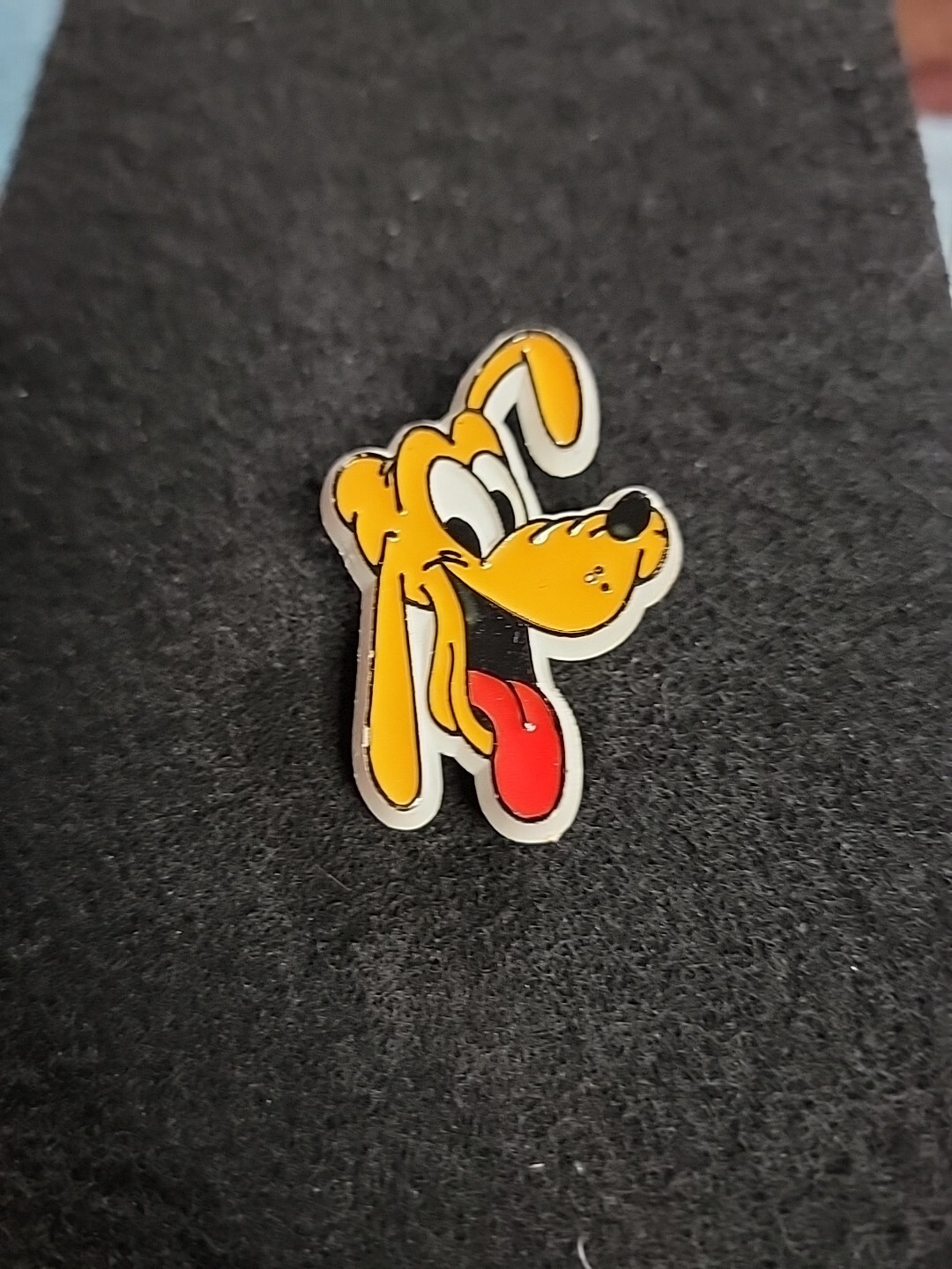 Vintage 1970’s Walt Disney Productions WDP Pluto Dog Plastic Pin