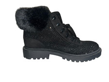 GUESS Shoe Shoes Women Woman Black Suede Size Eu 37 GE018