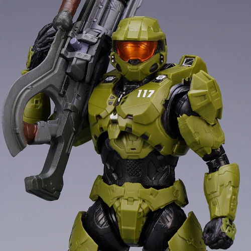 Ha*o 4 Master Chief Green Spa*an 7'' Action Figure Collection Model PVC Toy - Picture 3 of 17
