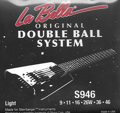 LaBella S-Series Steinberger Double Ball-End Guitar Strings