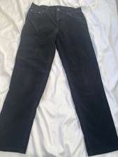 Vintage Ralph Lauren Jeans Co Corduroy Pants Womens 6 Classic Straight, Black