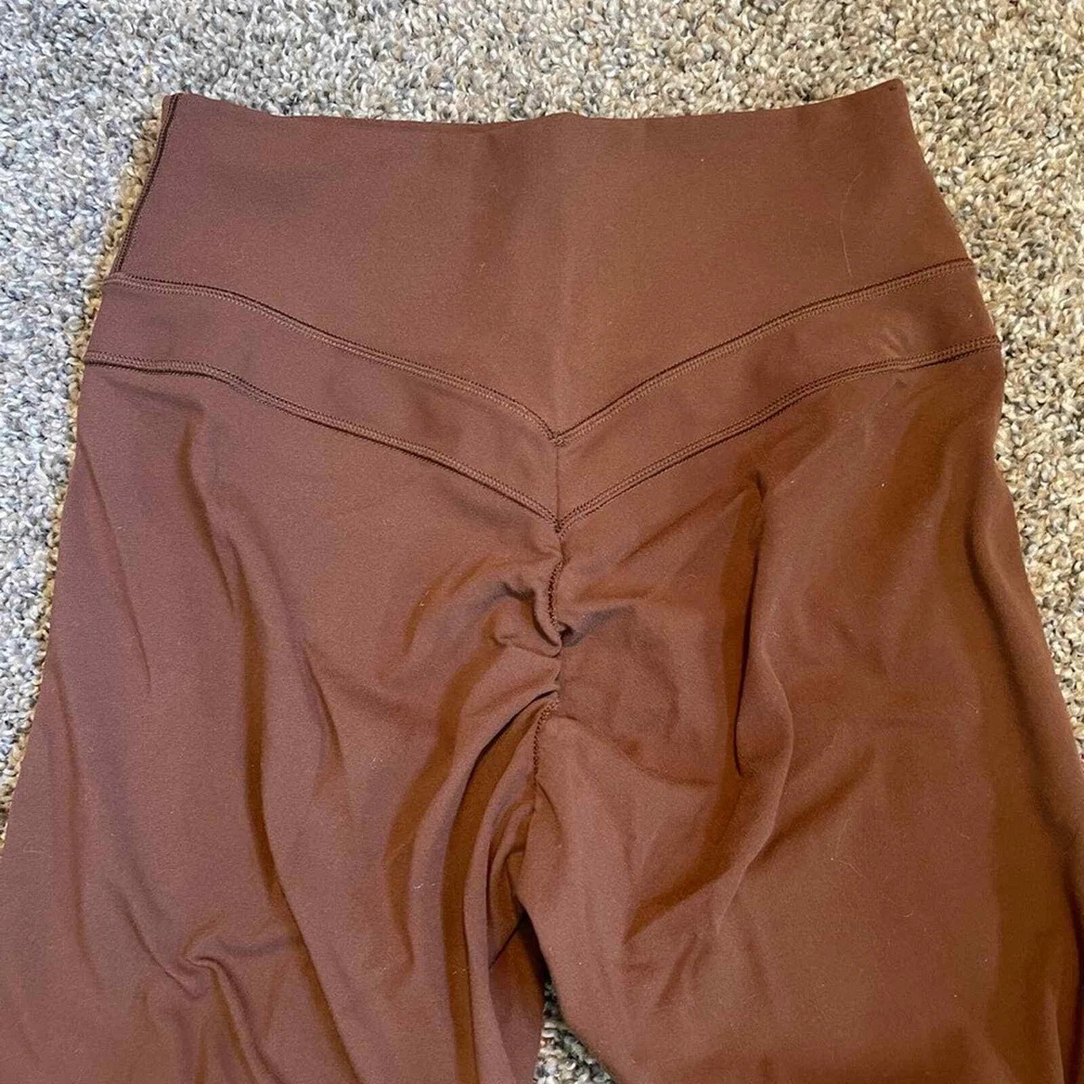 Whitney Simmons v2 gymshark brown scrunch butt leggings EUC size small