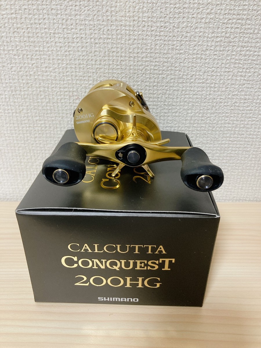 Baitcasting Reel 21 CALCUTTA CONQUEST 200HG Right 6.5:1 Fishing IN