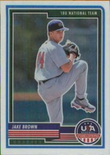 2023 Stars & Stripes Opti-Chrome #41 Jake Brown USA Baseball 18U National Team