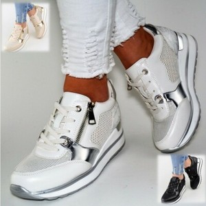 sneaker damen weiss gold