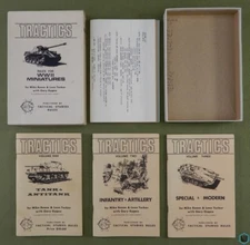 TRACTICS: Rules for WWII Miniatures (Box Set, 2nd print GK logo) TSR 6012