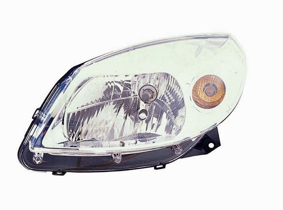 Scheinwerfer FüR Dacia Sandero 2008-2012 Parabel Chrom Links-image