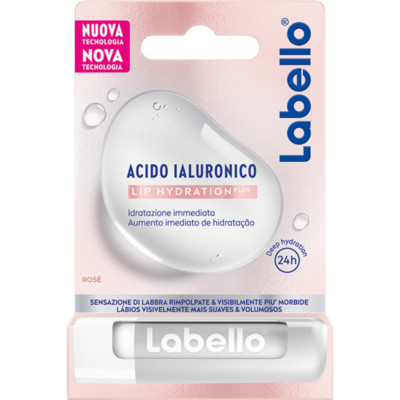 2X Labello Pflegestift Hyaluronsäure Hydratation Plus Rose' 5 2 ML