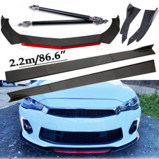 Front Bumper Lip Spoiler Side Skirt Rear Lips Carbon Fiber For Mitsubishi Lancer Front Bumper Lip Spoiler Side Skirt Rear Lips Carbon Fiber For Mitsubishi Lancer