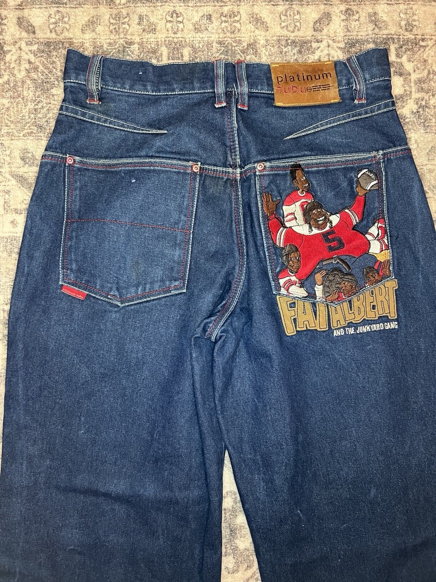 platinum FUBU Fat  ファットアルバートバギーパンツ FUBU Platinum Fat Albert Pants - Vintage Mush Mouth Ski