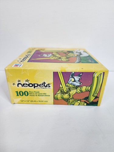 HTF OOP Neopets 100-Piece Puzzle LUPE Hasbro MB 2003, New, SEALED COMPLETE - Picture 5 of 6