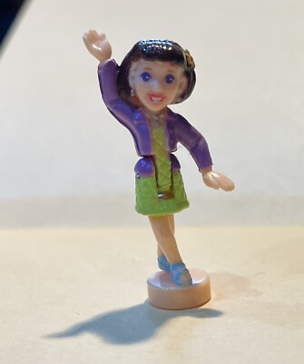 Polly Pocket Mini   1998 cd player 47 48 49 tour jet 1 2 3 ice skating doll fig