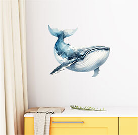 Bunte Meerwal Wandkunst Schlafzimmer Kinderzimmer Dekor Laptop Vinyl Aufkleber Aufkleber - Bild 5 von 7