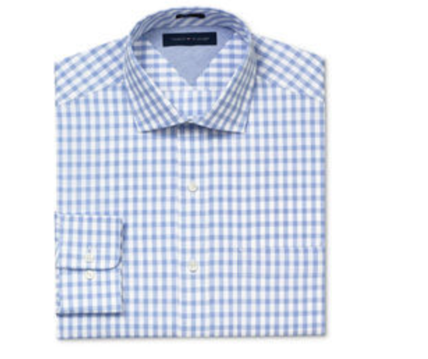 Tommy Hilfiger Mens Regular Fit pocket  Long Sleeve Shirt Sz  17.34/35 NWT