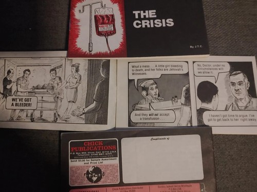 1985 Jack Chick Tract Die Krise - Bild 4 von 4