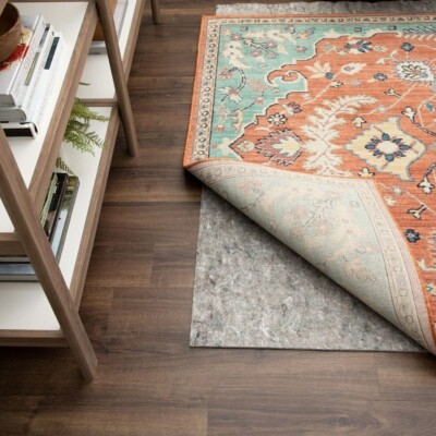 5x8 Strong Grip Non Slip Rug Carpet Pad Surface Area Felt Rubber Skid Under Lay
