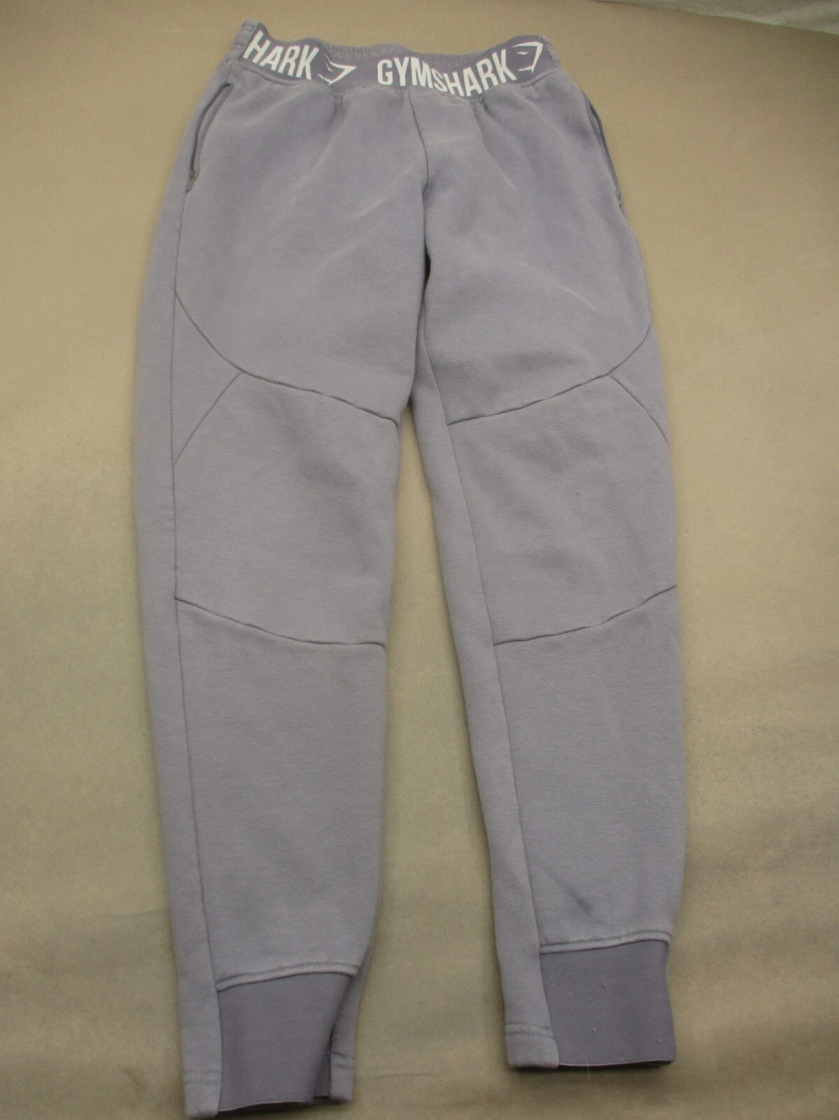 gymshark cotton elastic waist fleece jogger track pants