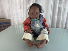 Künstlerpuppe Waltraud Hanl Vinyl Puppe 53 cm. Top Zustand 