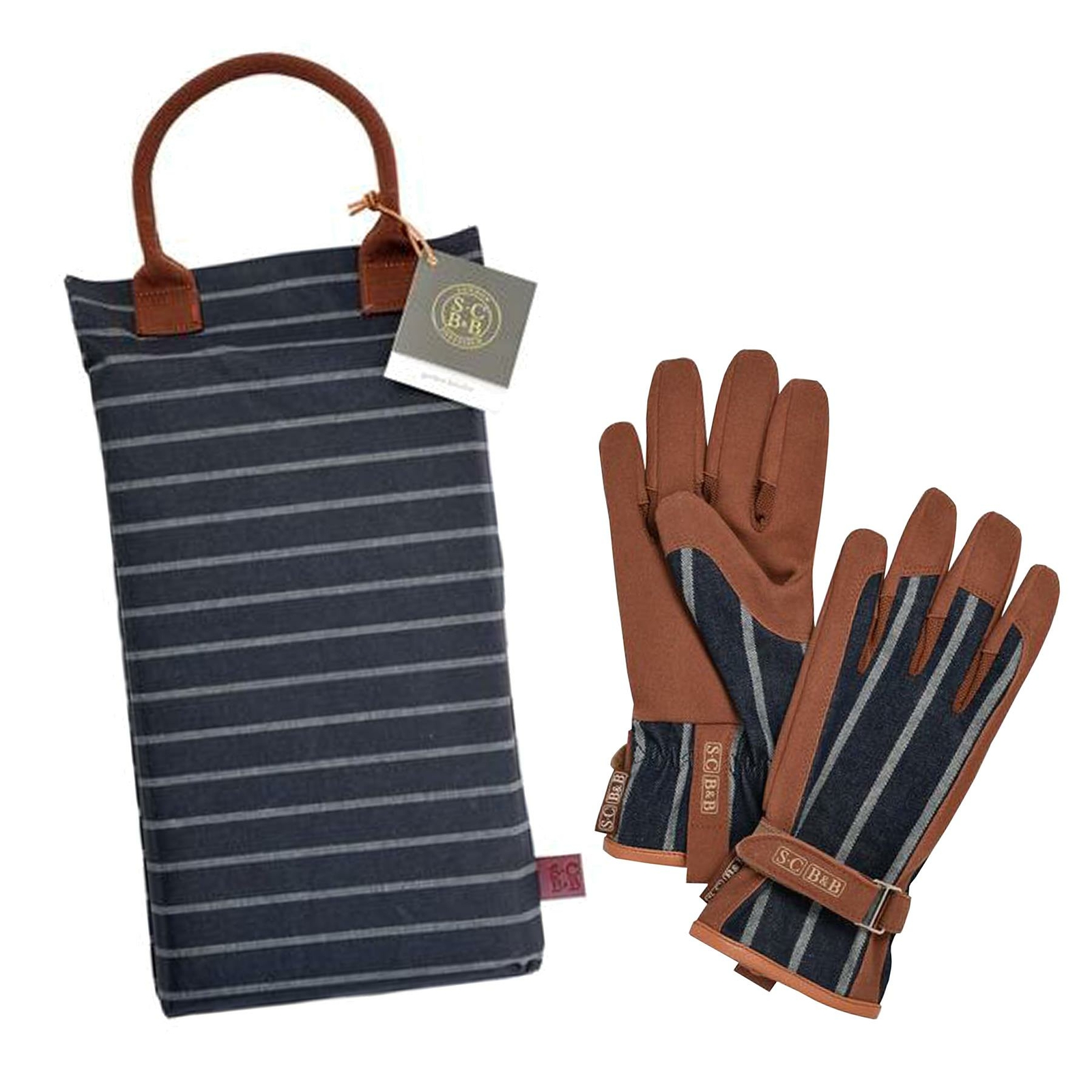 Burgon & Ball Sophie Conran Blue - Gloves & Kneeler Set