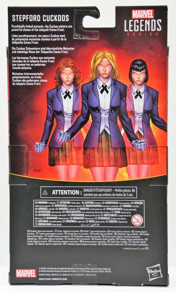 Marvel Action-Figur Hasbro Legends X-Men Stepford Cuckoos E8670 exclusive  - Bild 2 von 2
