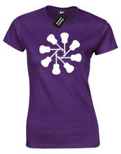 GUITAR CIRCLE LADIES T SHIRT TEE GUITAR PLAYER MUSIC MUSICIAN GIFT PRESENT IDEA