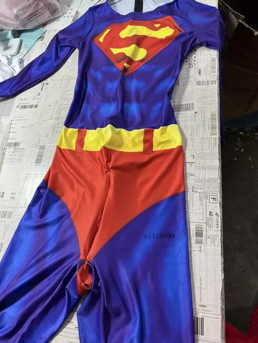 Disfraz de Superman Cosplay Mono Liga de la Justicia Halloween Zentai Adulto/Niños - Imagen 4 de 5