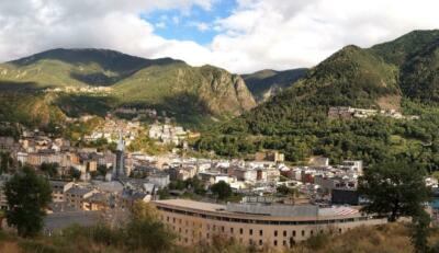 ANDORRA LA VELLA SKYLINE GLOSSY POSTER PICTURE PHOTO PRINT capital city 3501