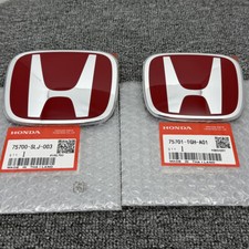 Front Grille Trunk Red Jdm H Emblem For Honda 2018-2022 Accord Sport 2.0t Badge Front Grille Trunk Red Jdm H Emblem For Honda 2018-2022 Accord Sport 2.0t Badge