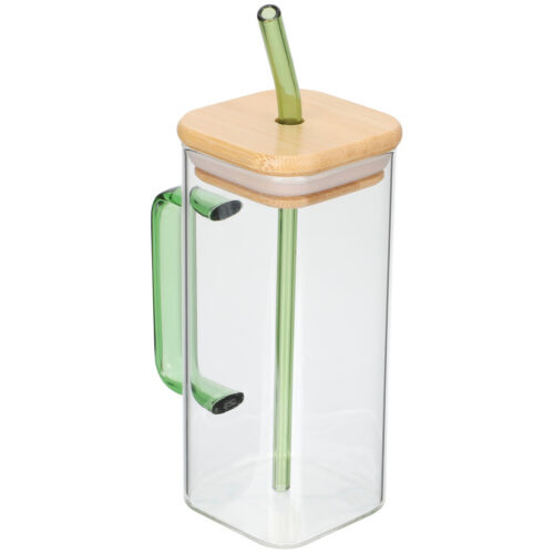 Drinking Glass Transparent Glass Cup Beverage Juice Cup Transparent Square