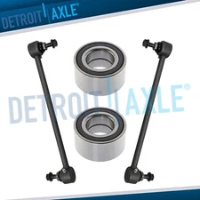 FWD Front Wheel Bearings Suspension Sway Bar End Links for 2012 - 2018 Fiat 500