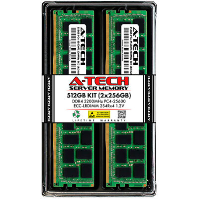 512GB 2x 256GB PC4-3200 LRDIMM Supermicro B11SPE-CPU-TF Memory RAM